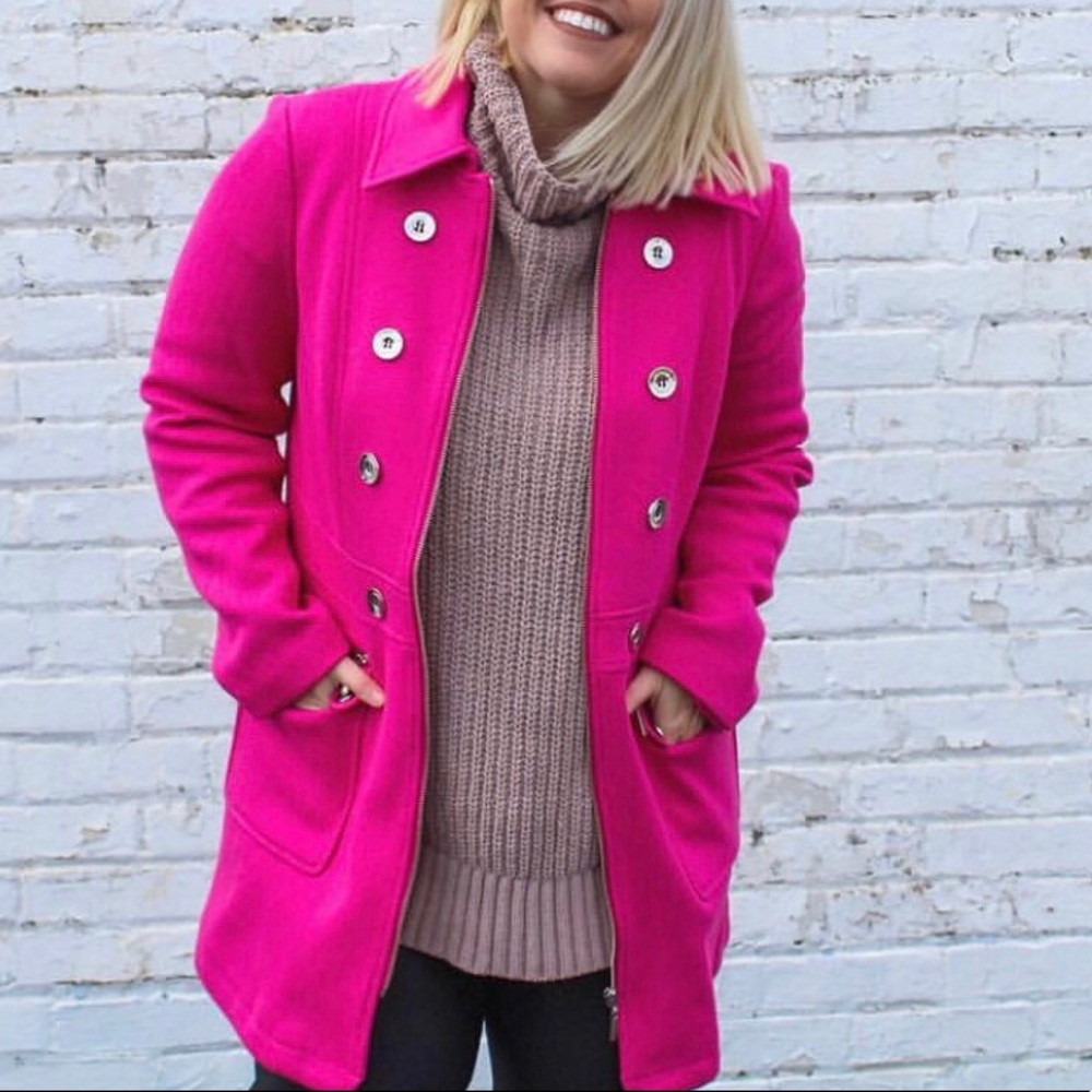 Pink Pea Coat